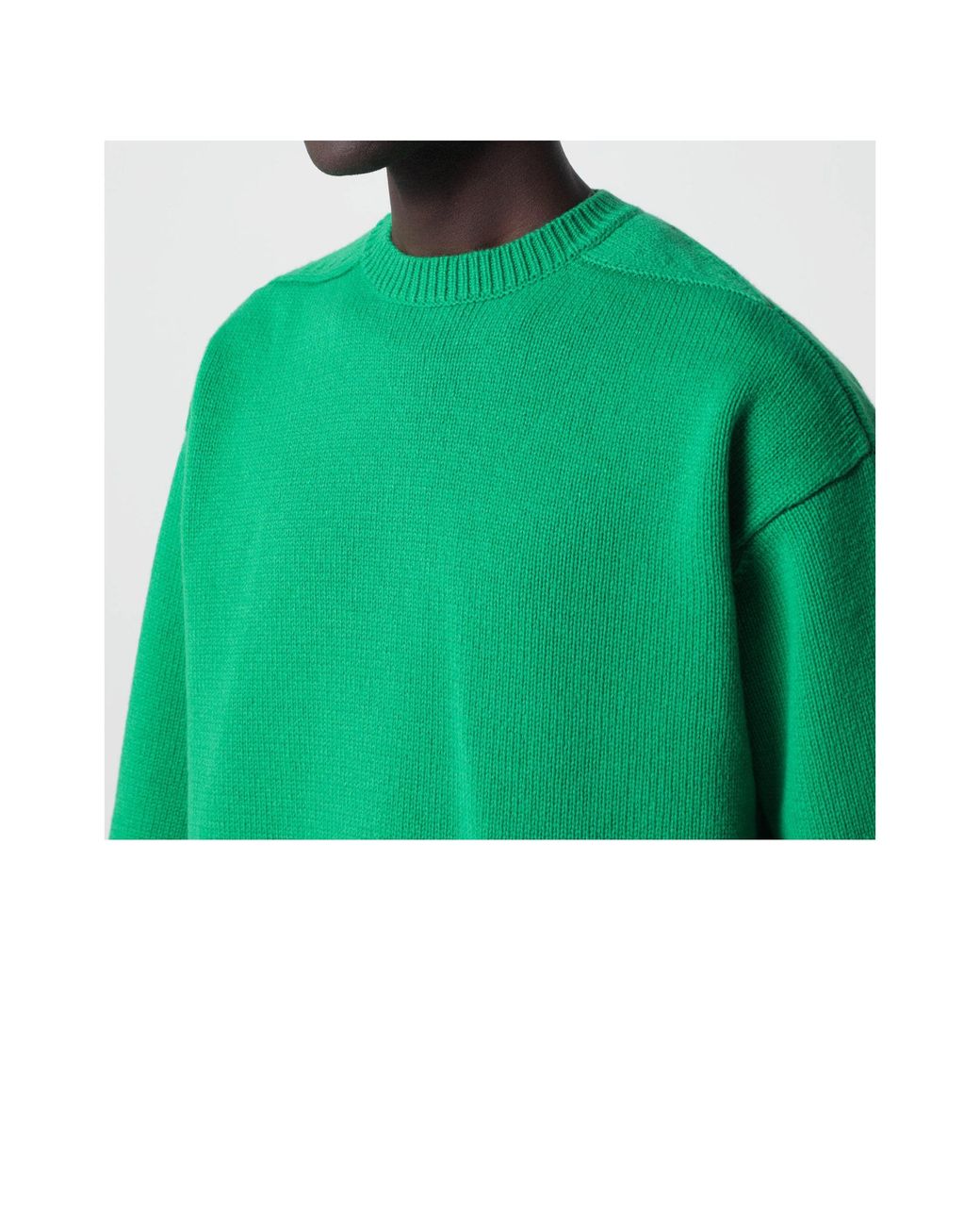 Studio Nicholson Green Hemyl Knitted Sweater for men