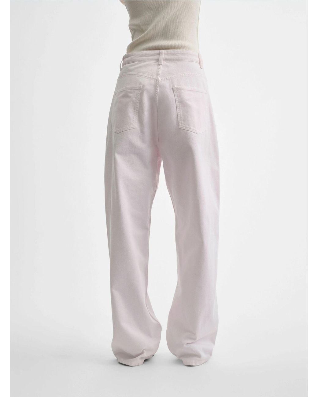 Phoebe Philo White Drop Jeans