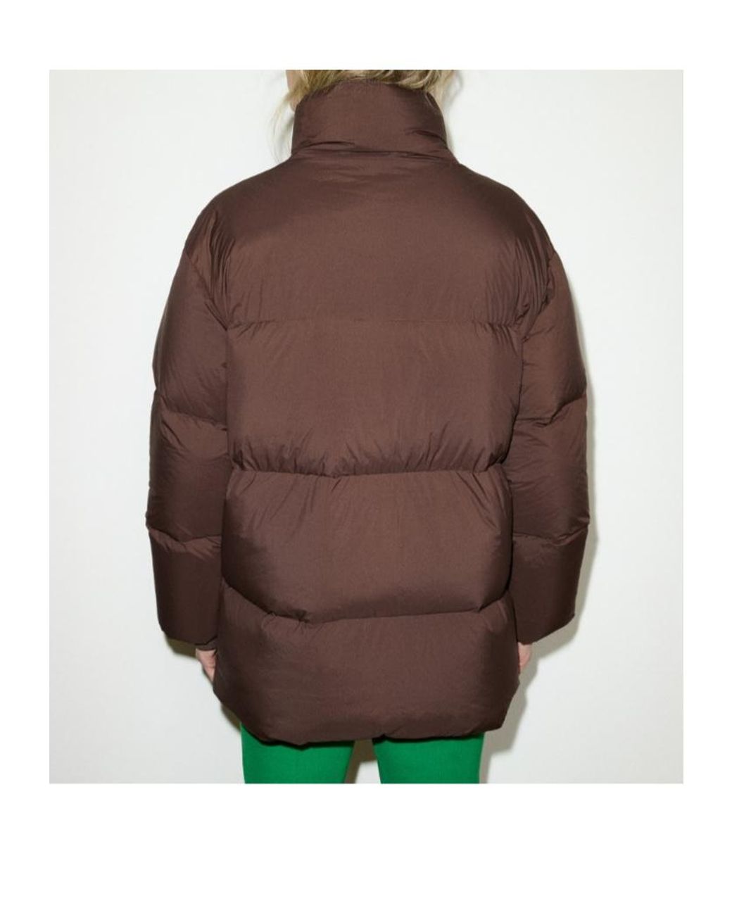 MAX&Co. Brown Oversized Padded Bomber Jacket