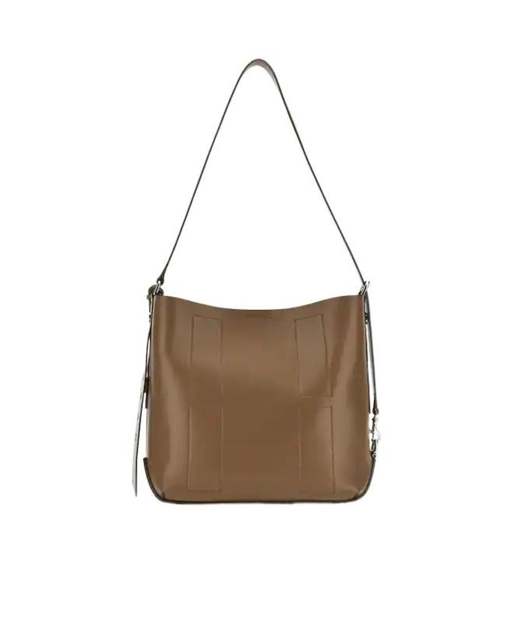 Hogan Brown Small Hocket Hobo Bag