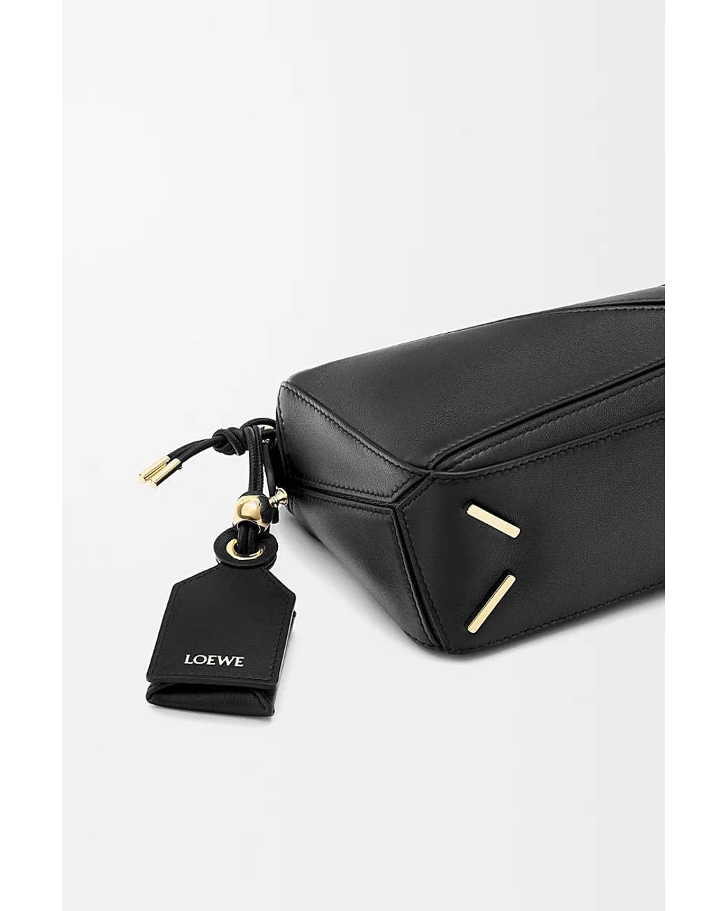 Loewe Black Mini Featherlight Puzzle Bag