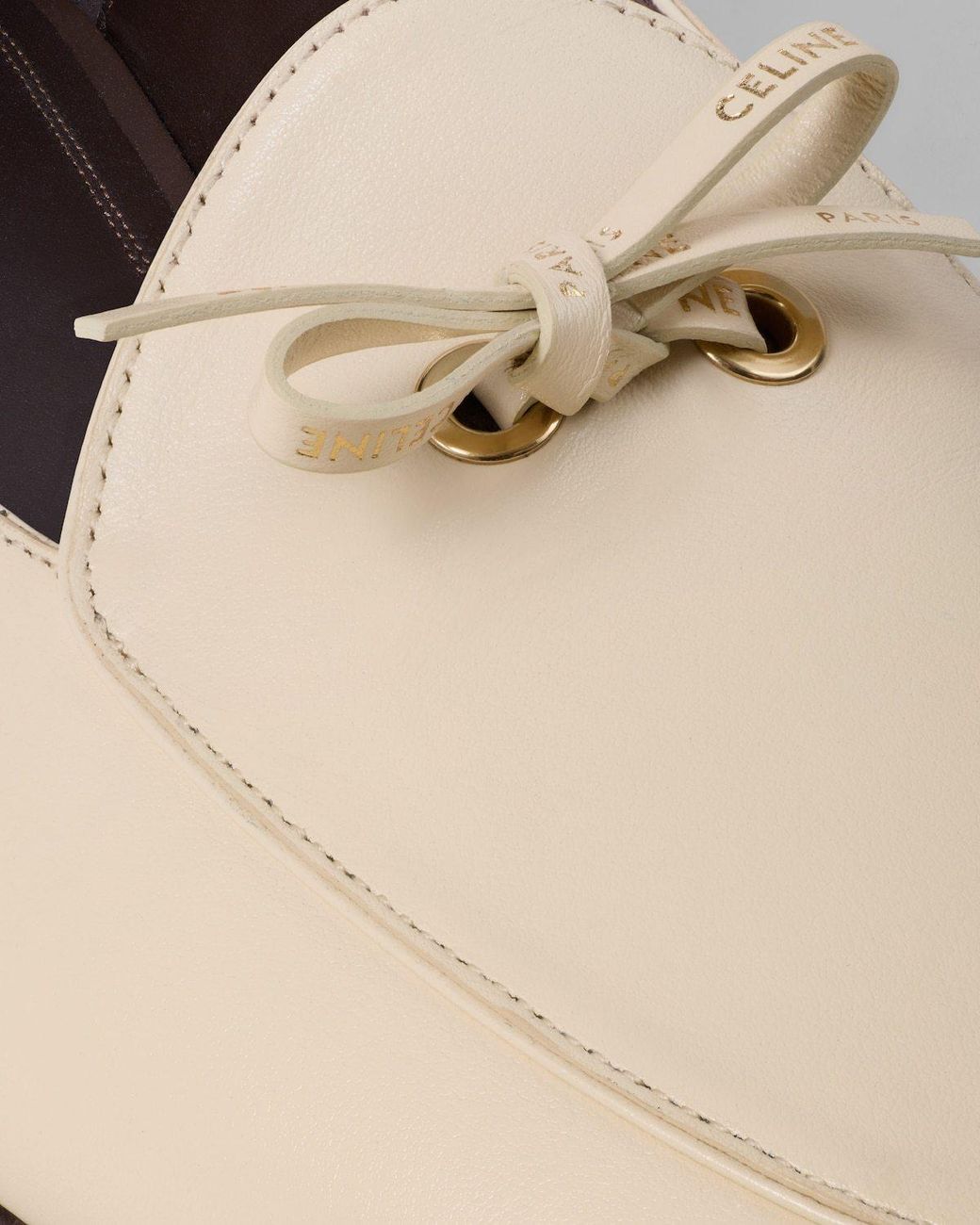 Céline Natural Aura Bow Flats