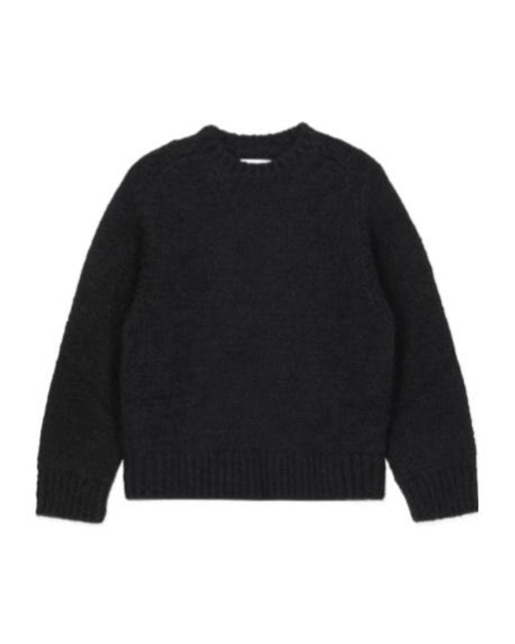 Jil Sander Black Crew-Neck Sweater