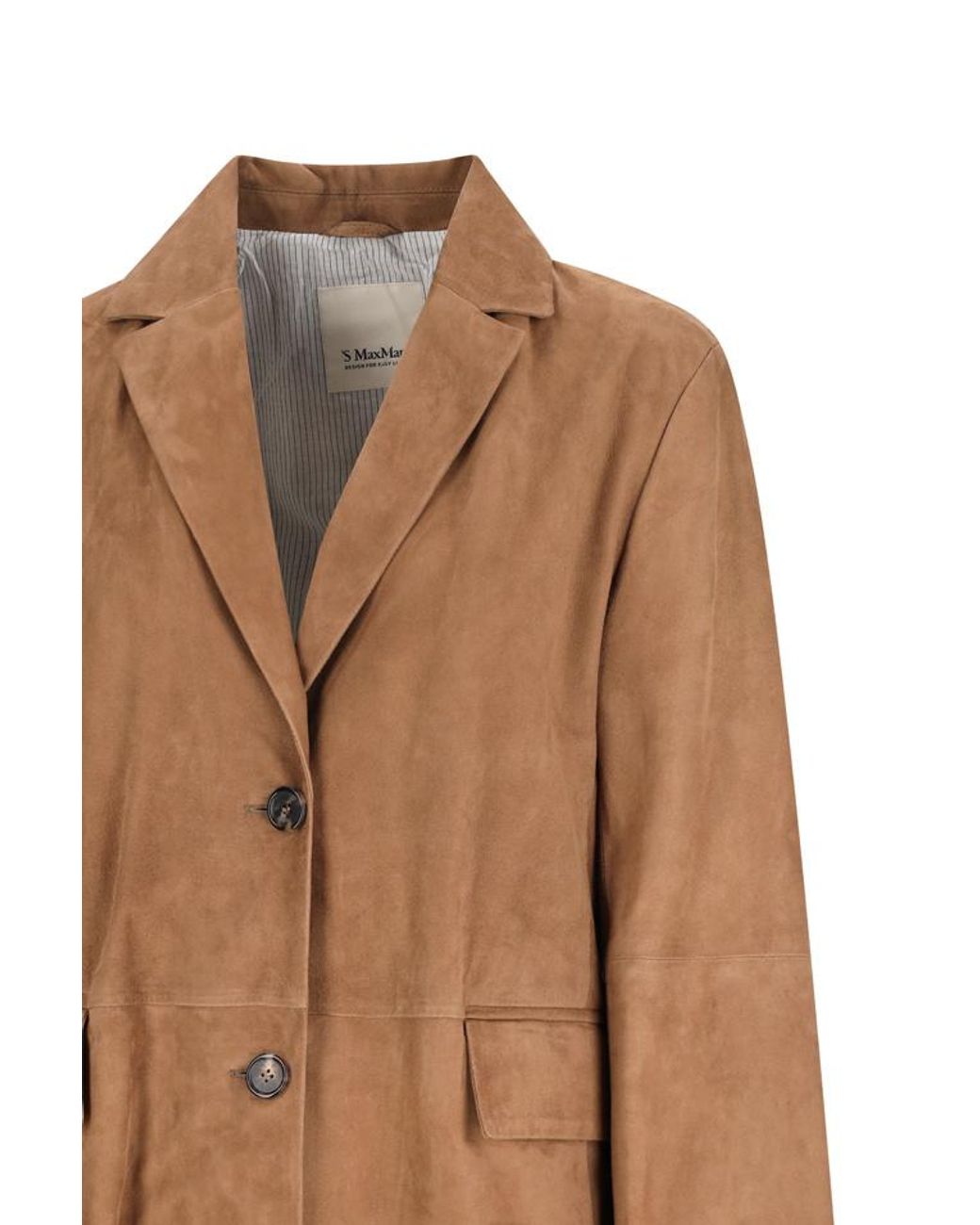 Max Mara Green 'S Smmanfora Single Breasted Jacket