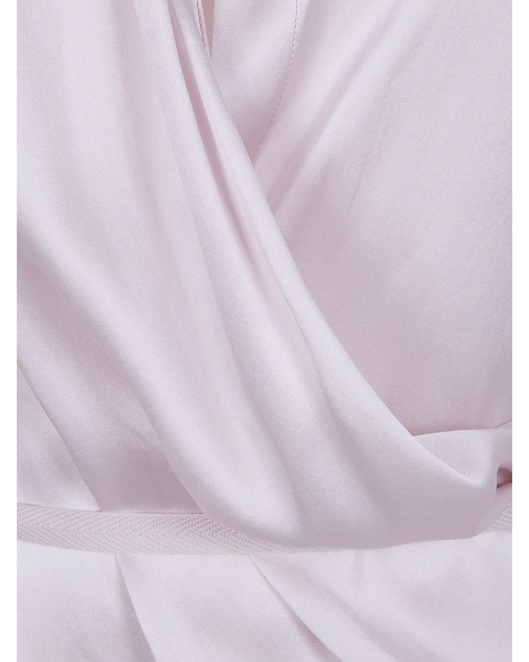 Ann Demeulemeester Purple 'Alba' Asymmetric Wrap Shirt
