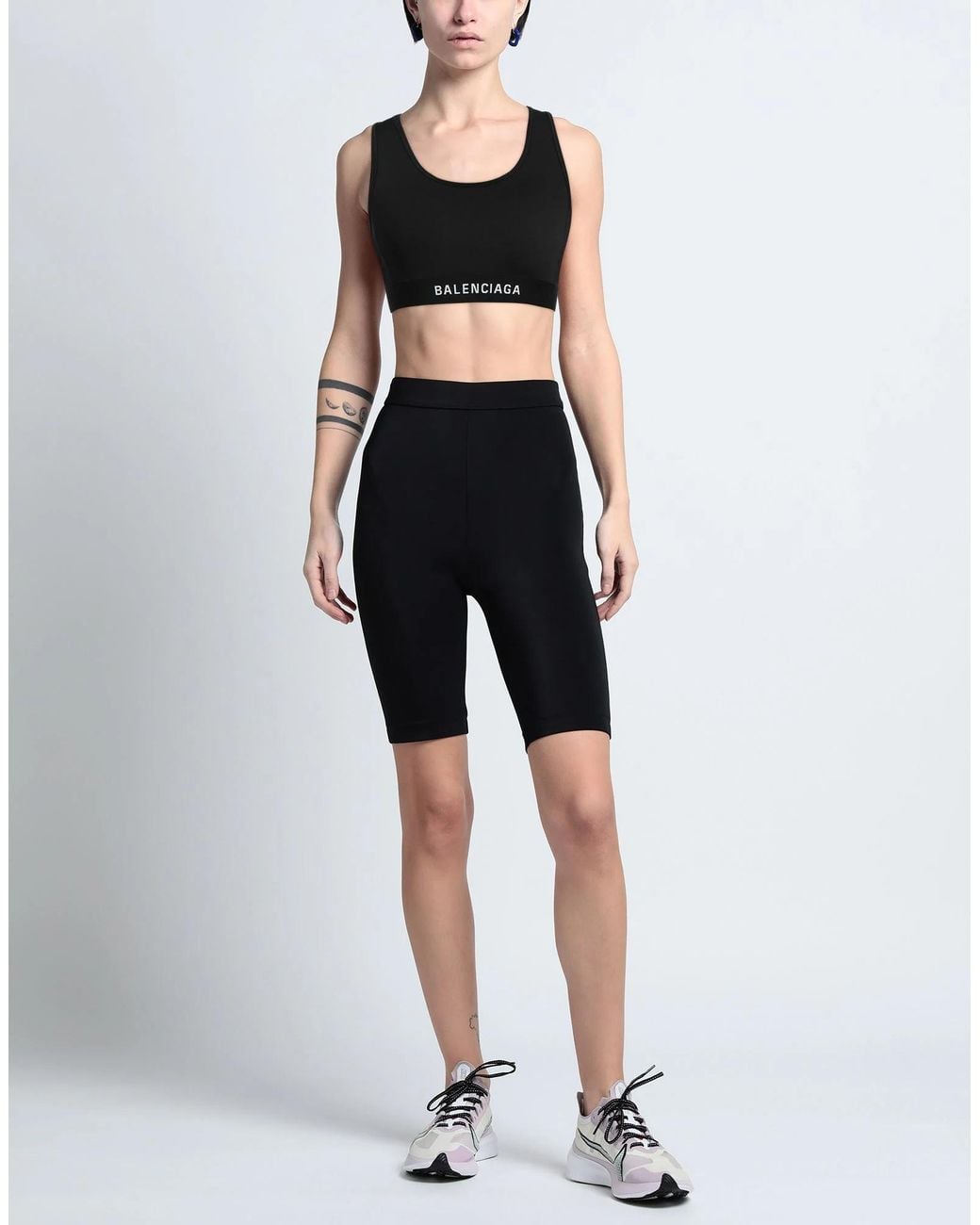 Balenciaga Black Minimalist Sports Top