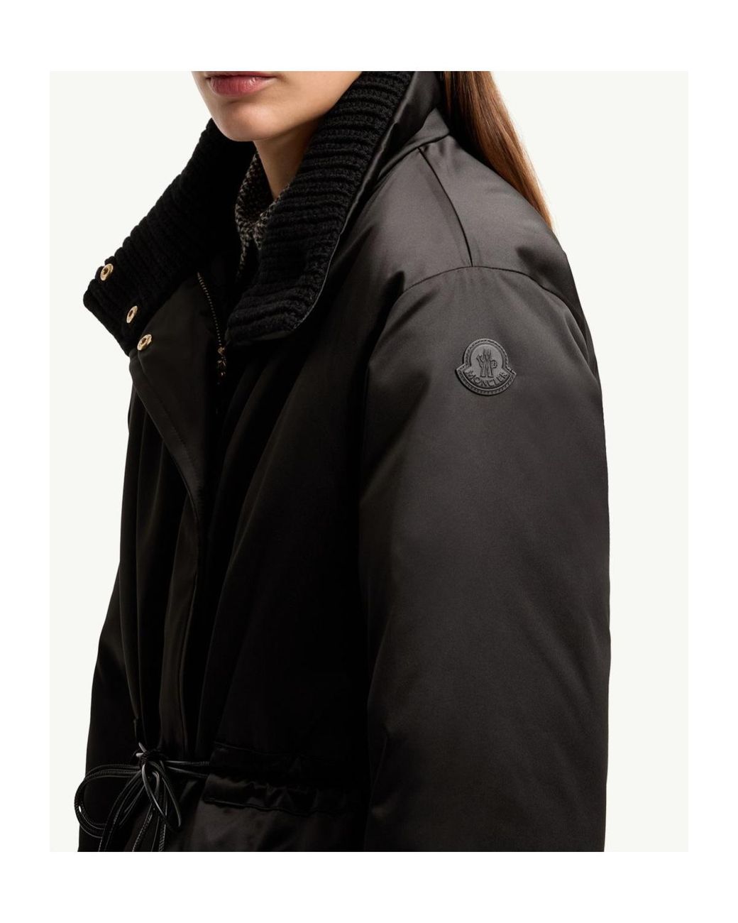 Moncler Black Contemplatif Hodded Long Down Parka