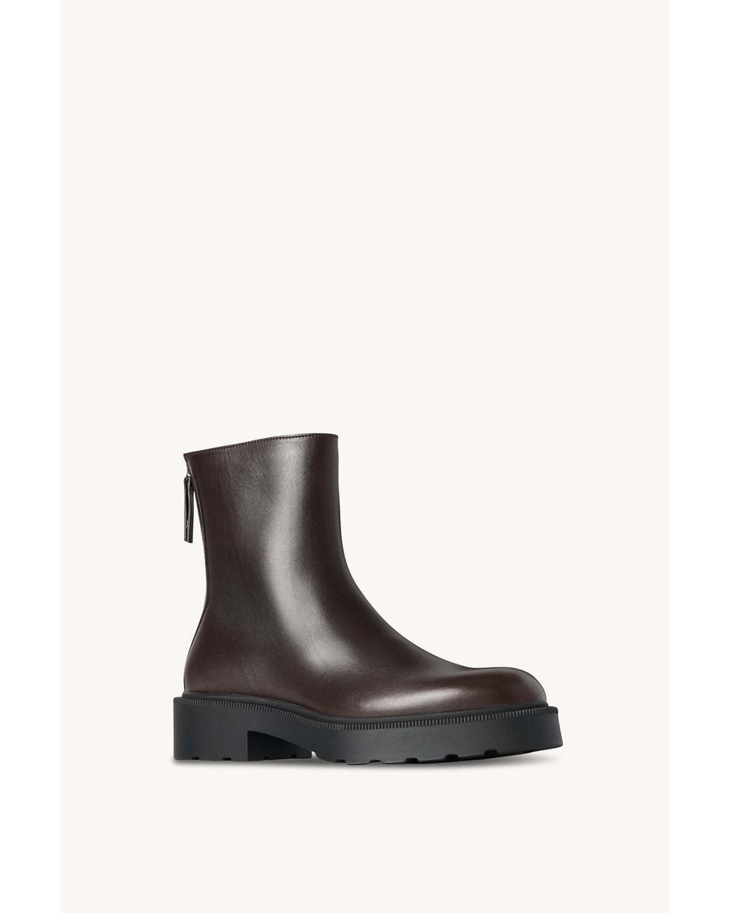 The Row Brown Nobilis Ankle Boots
