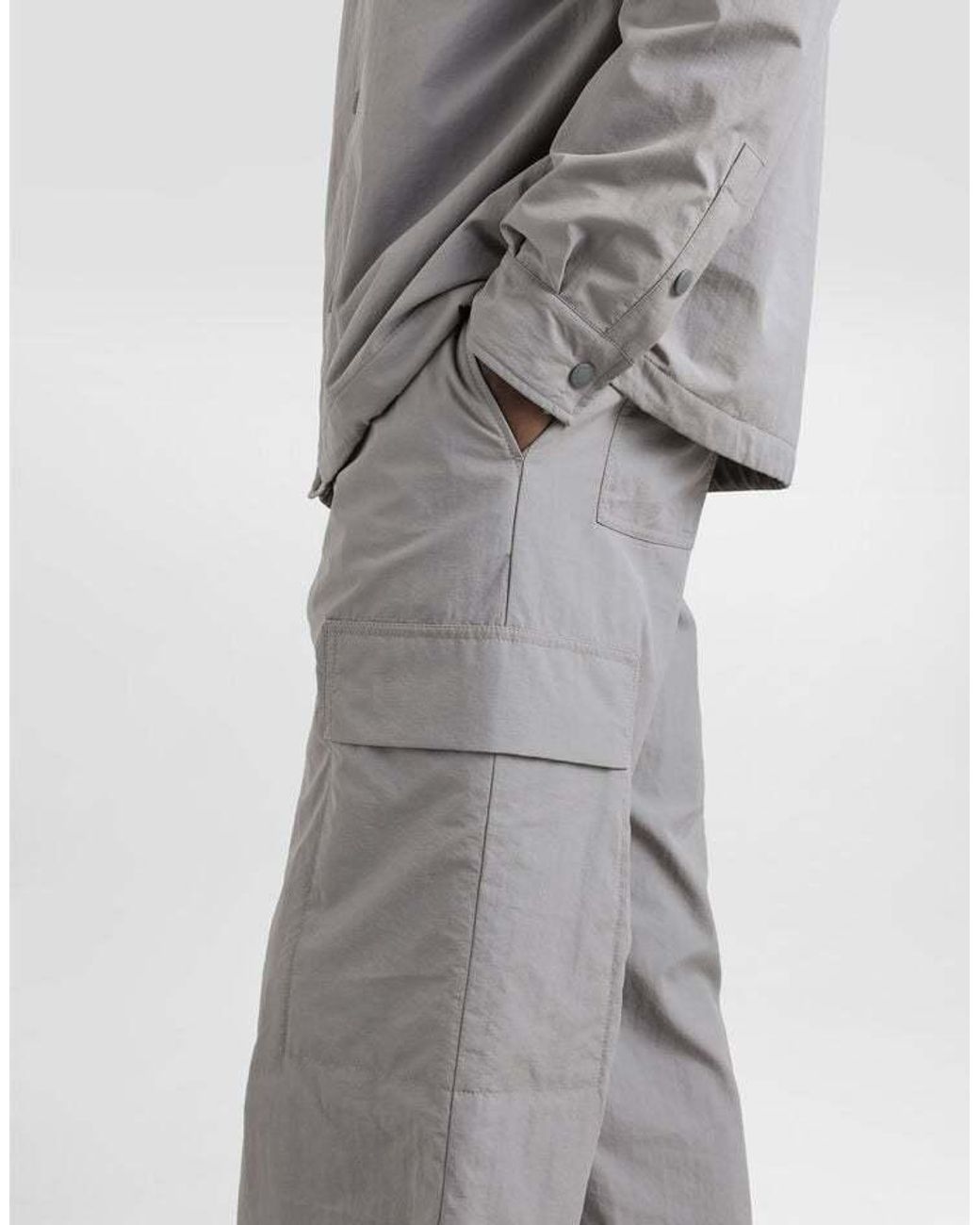 Dolce & Gabbana Gray Elastic Waist Cargo Pants for men