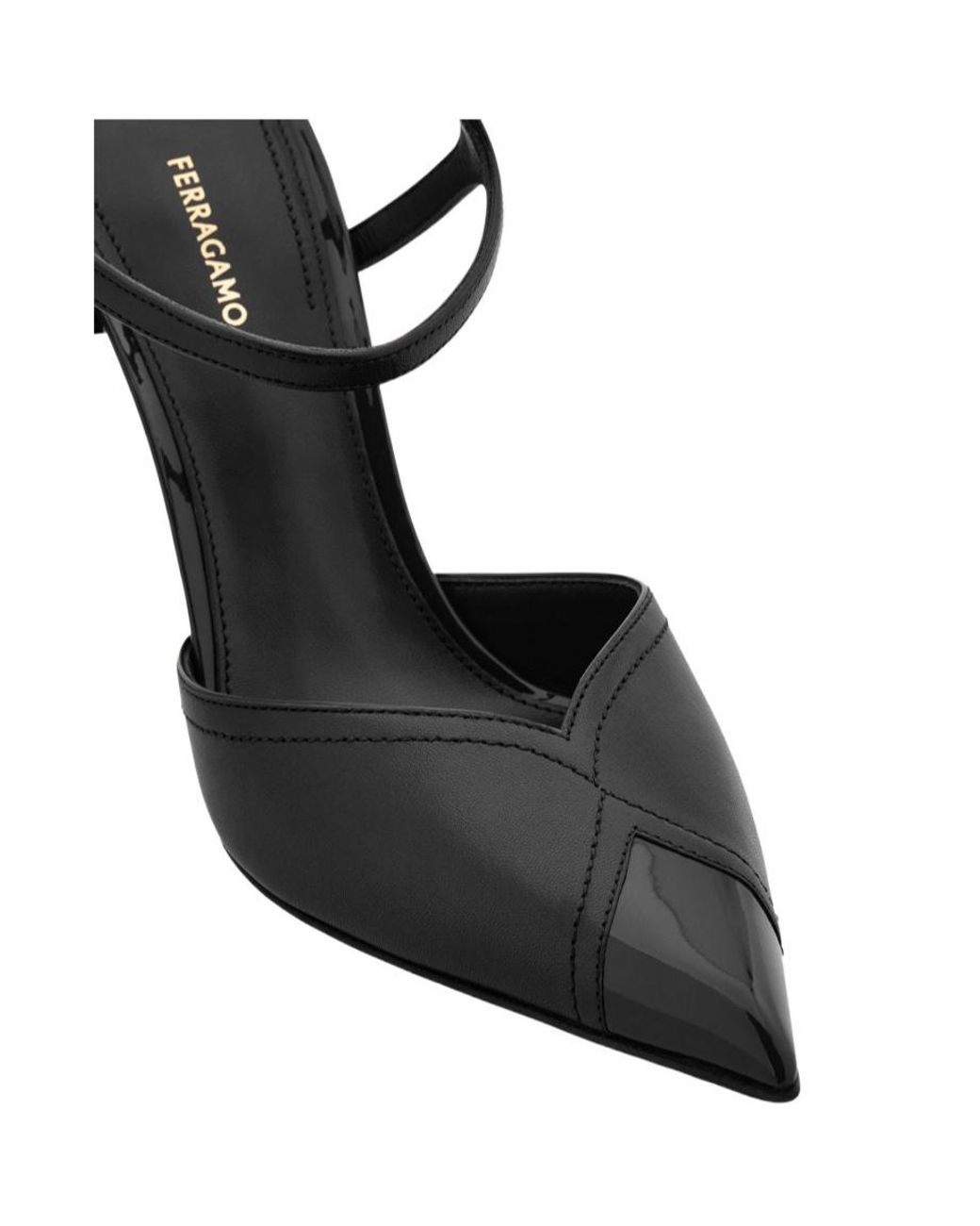 Ferragamo Multicolor 95Mm Leather Pumps