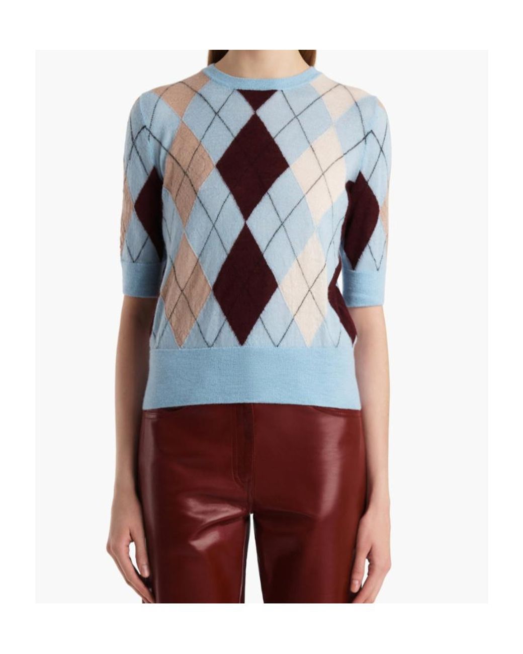 Khaite Blue Anders Top