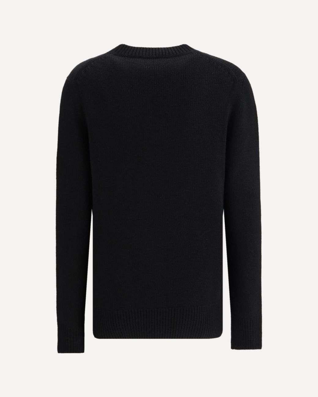 Burberry Black Luxurious Wool And Cashmere Blend