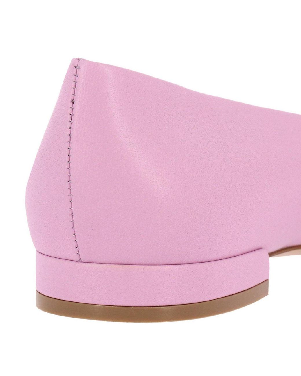 Ferragamo Pink Varina Ballet Shoes
