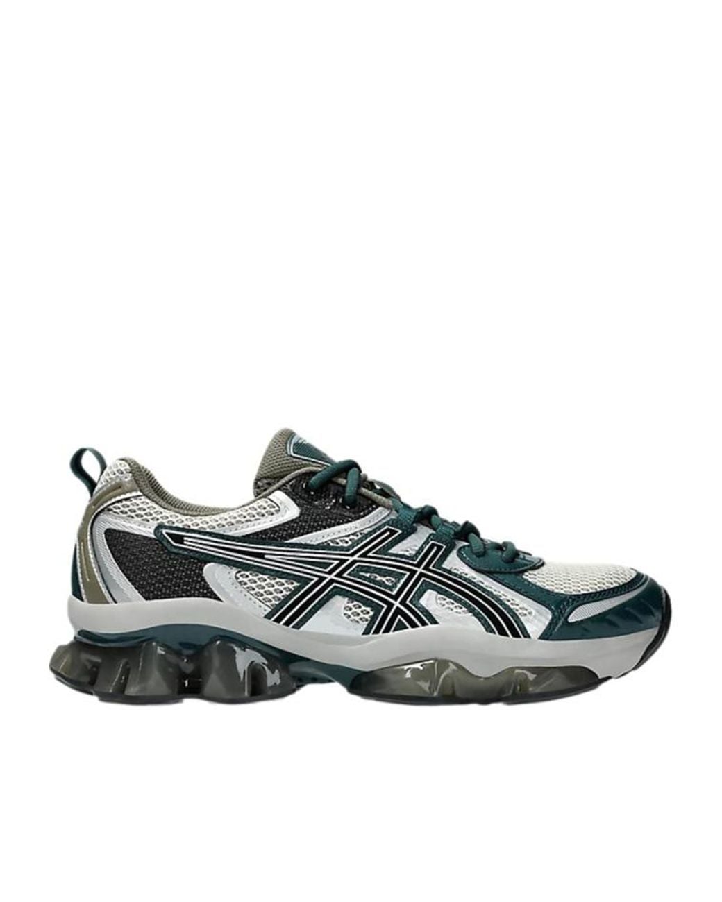 Asics Green Gel-Quantum Kinetic Lace-Up Sneakers for men
