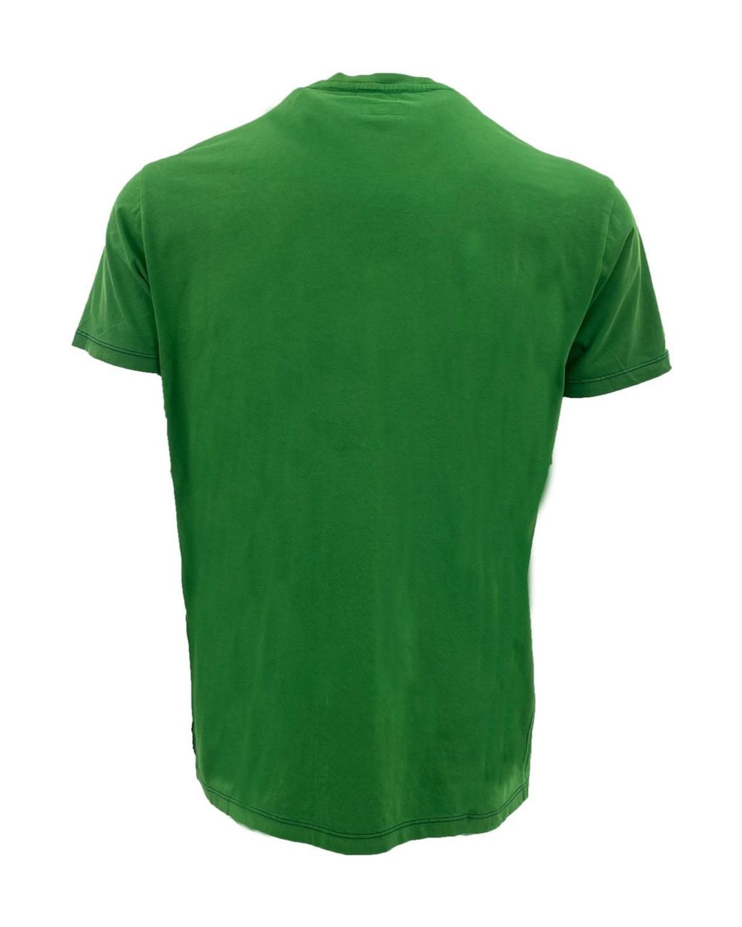 Armani Jeans Green Item O-Neck Short-Sleeved T-Shirt for men