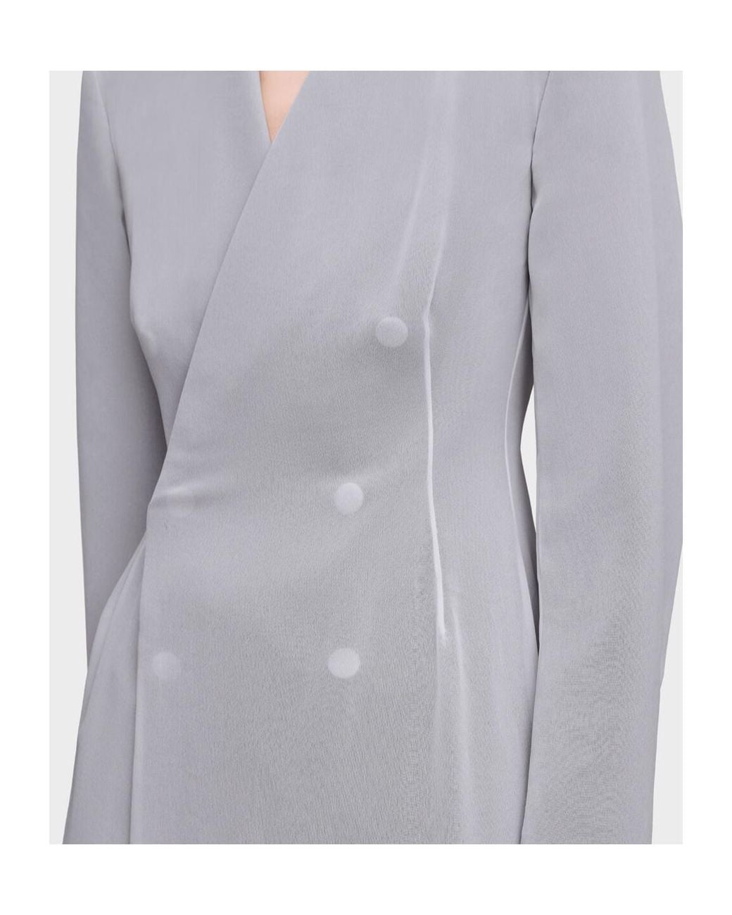 Maison Margiela White Covered Tailored Maxi Dress