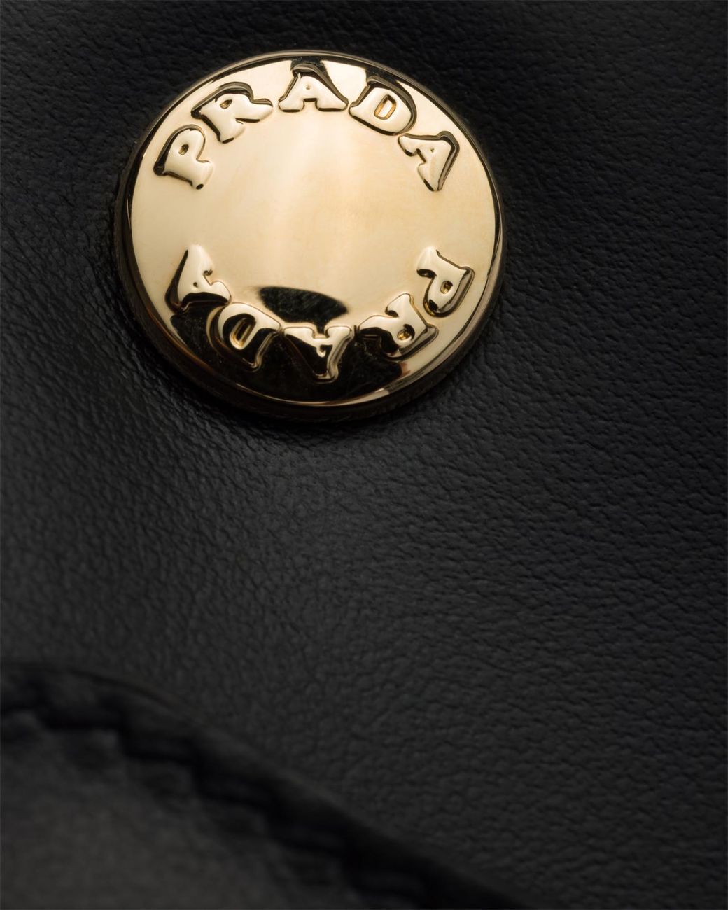 Prada Black Carry Mini Leather Handbag