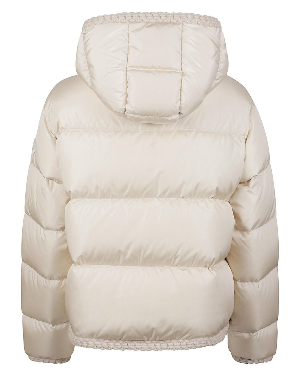 Moncler Natural Long-Sleeved Padded Jacket