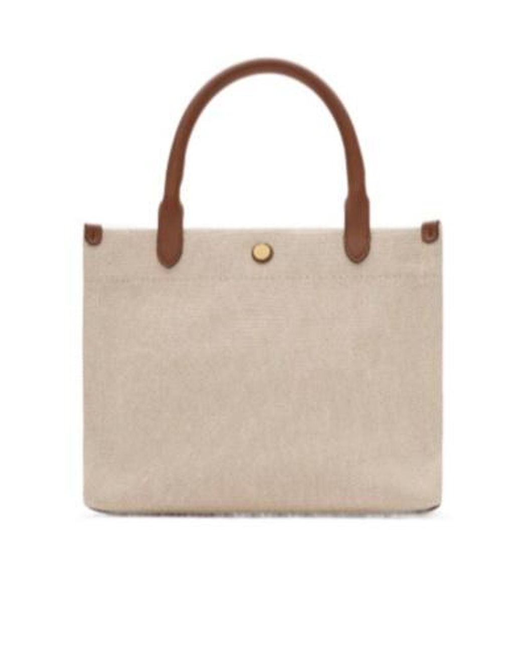 Burberry Natural Mini Clovelly Tote Bag
