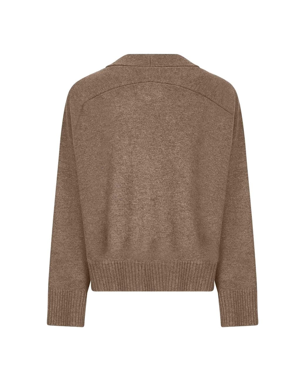 Loulou de Saison Brown Kaia V-Neck Cardigan