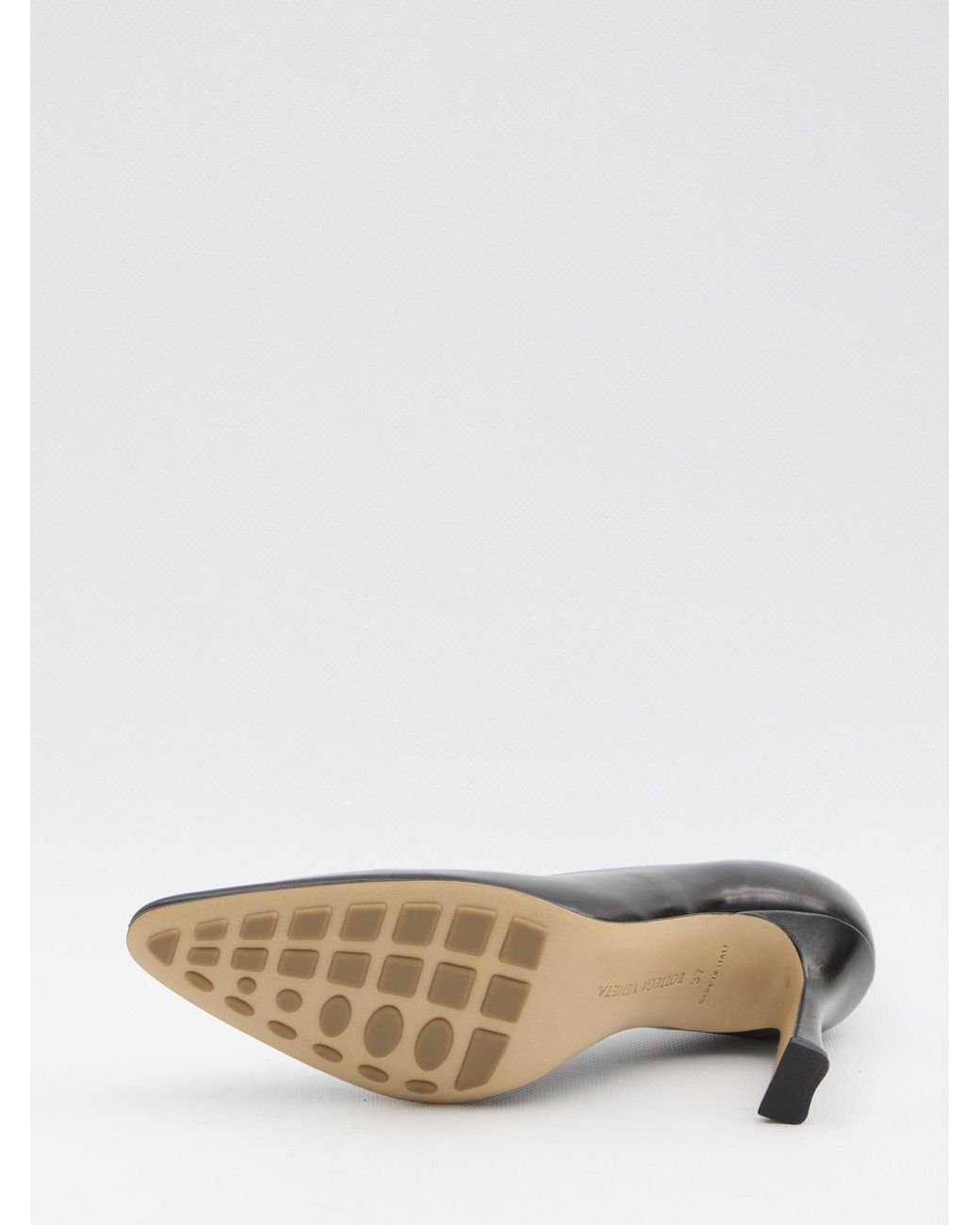 Bottega Veneta Black Sofia Pointed-Toe Slip-On Pumps
