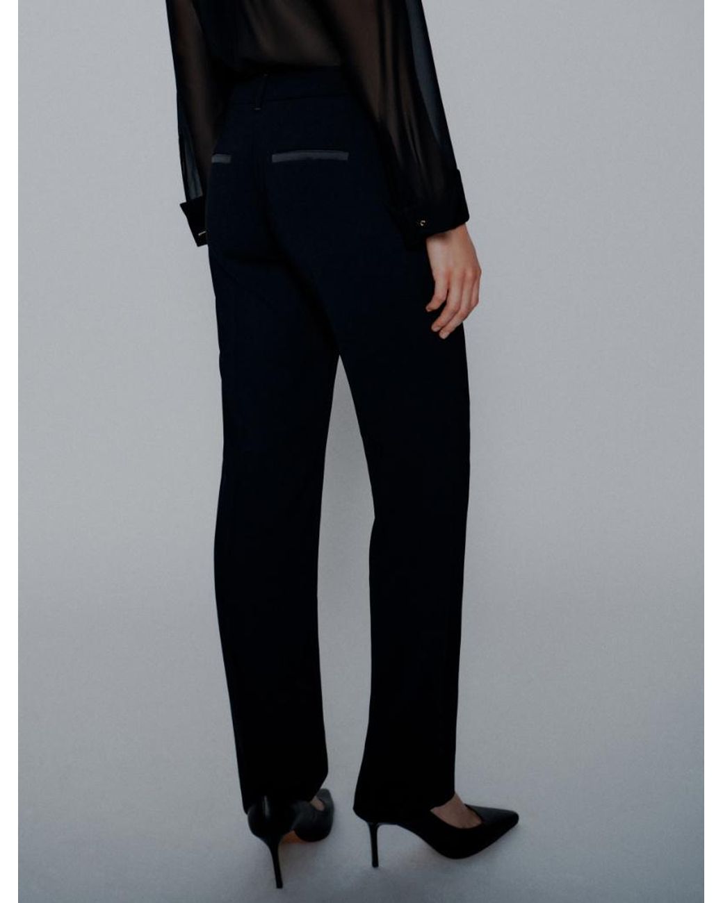 Marella Black Mltelica Pants