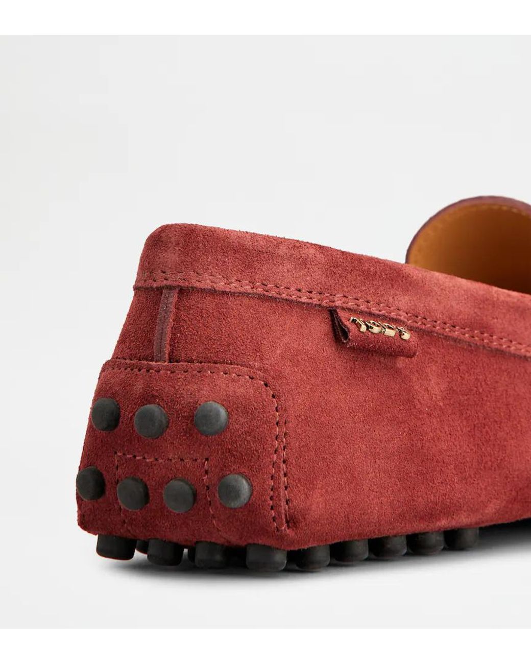 Tod's Red Gommino Loafers