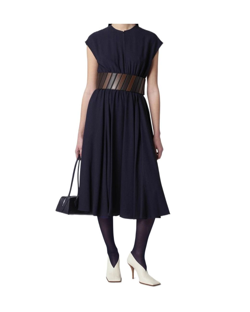 Alaïa Blue Belted Dress