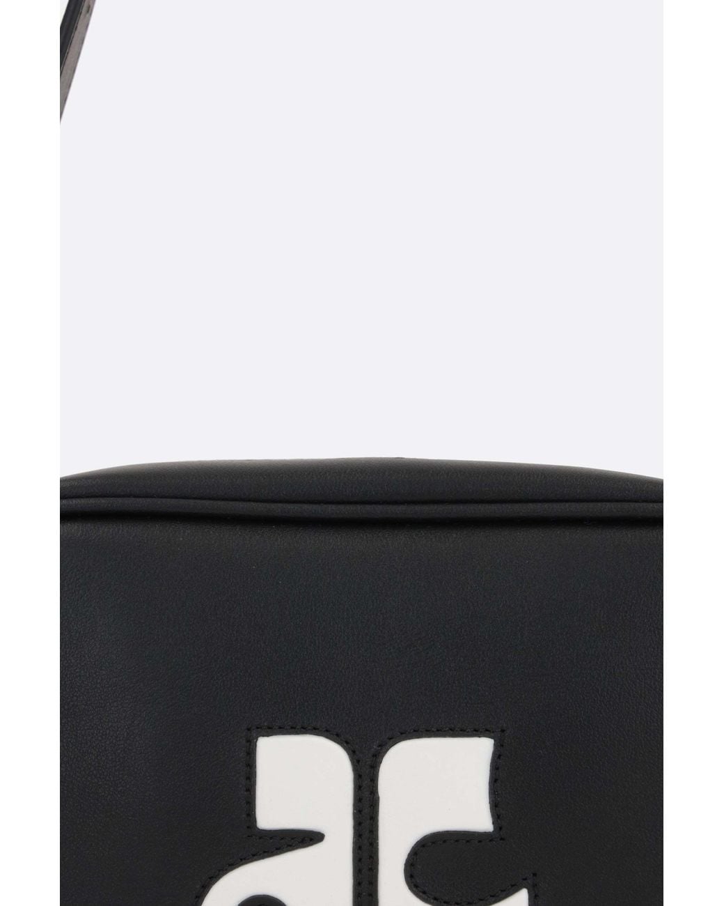Courreges Black クレージュ リードディション カメラ ショルダー バッグ