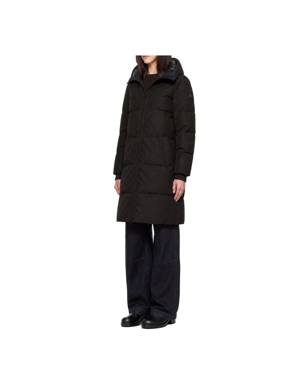 Canada Goose Black Louise Parka Tonal Disc