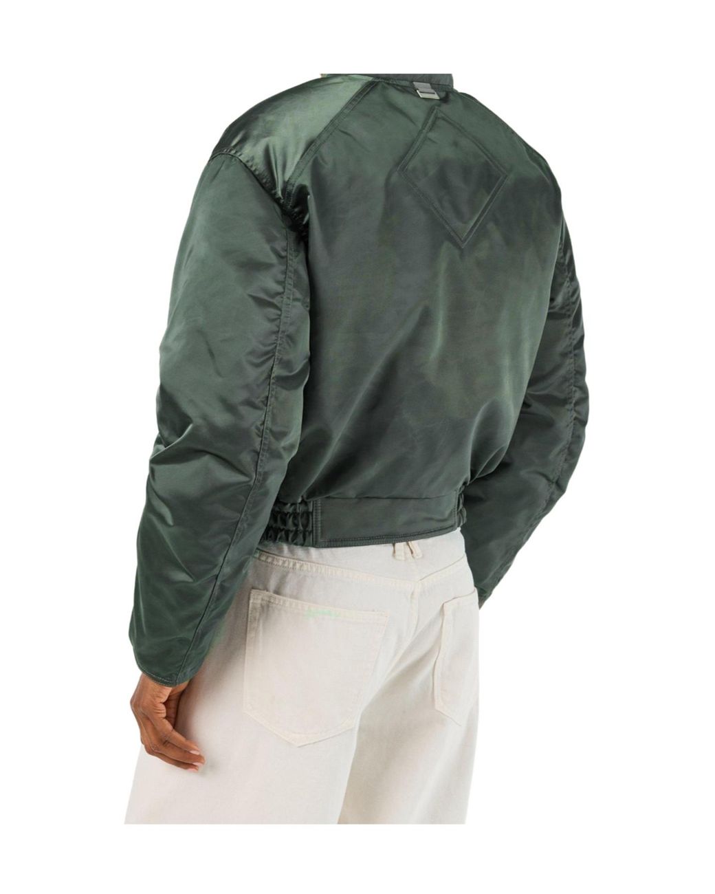 Canada Goose Green Cropped Bomber Jacket