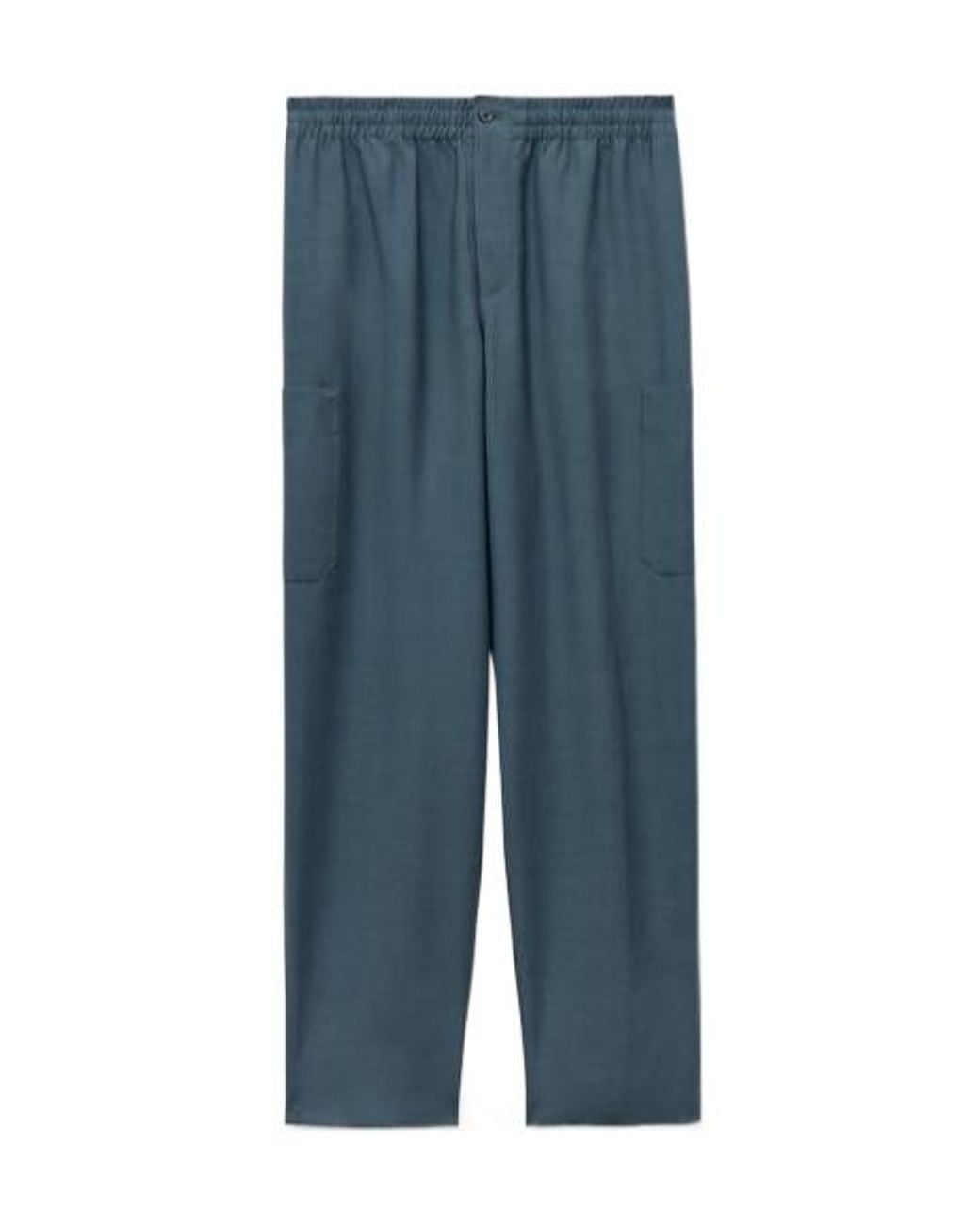 KENZO Blue Cargo Jogpants for men