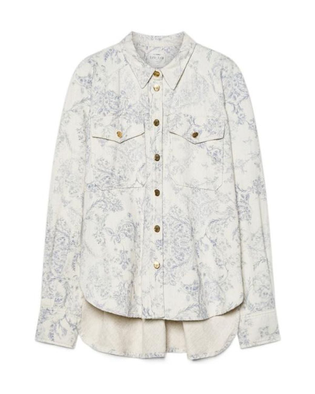 Forte_forte White Denim Overshirt Nontiscordardime