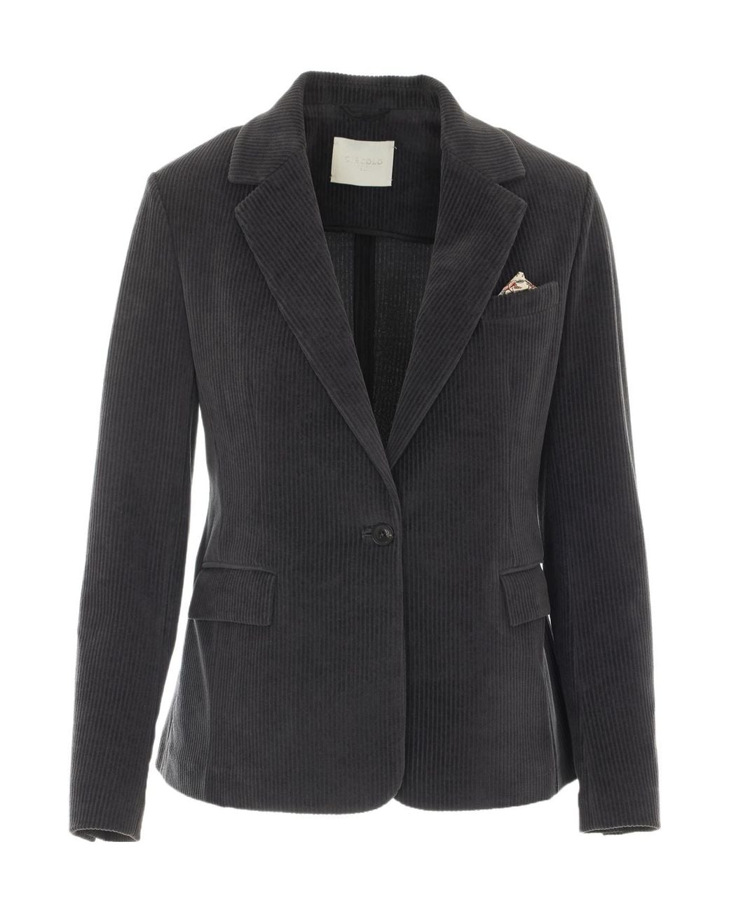 Circolo 1901 Black Single-Breasted Blazer