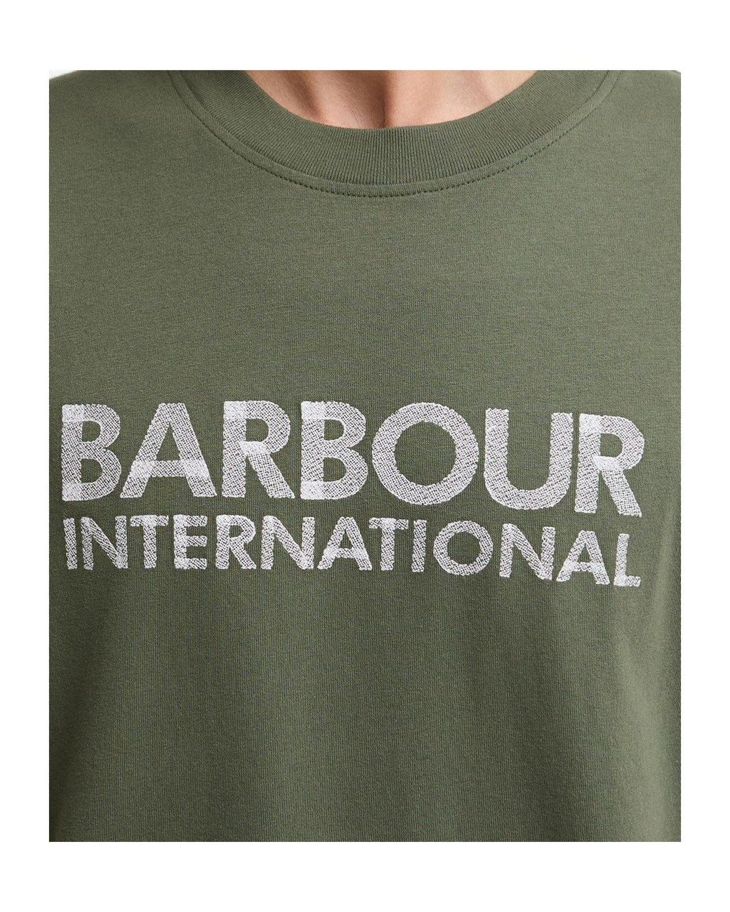 Barbour Green Logo Short-Sleeve T-Shirt for men