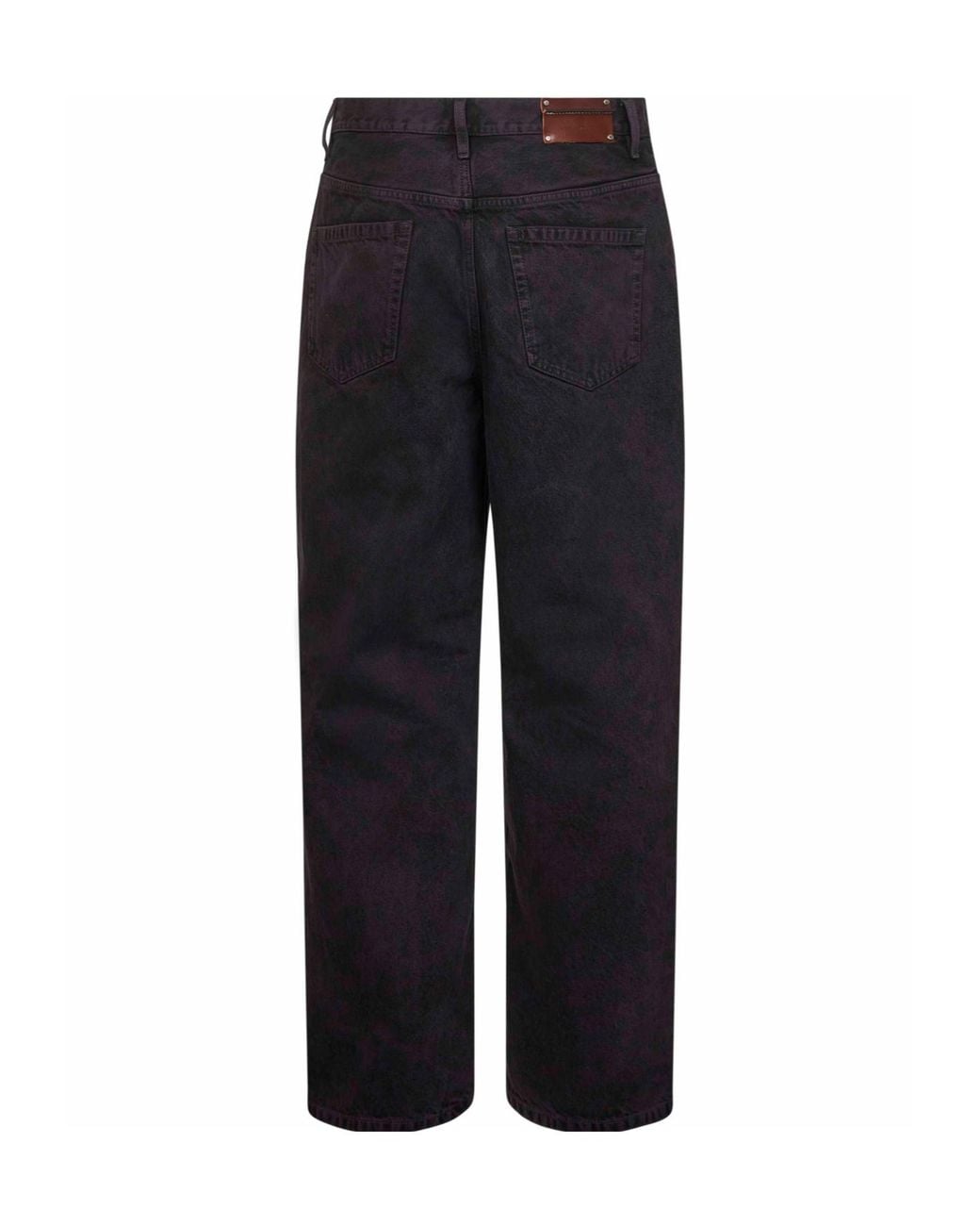 Dries Van Noten Black Belt Loop Jeans for men