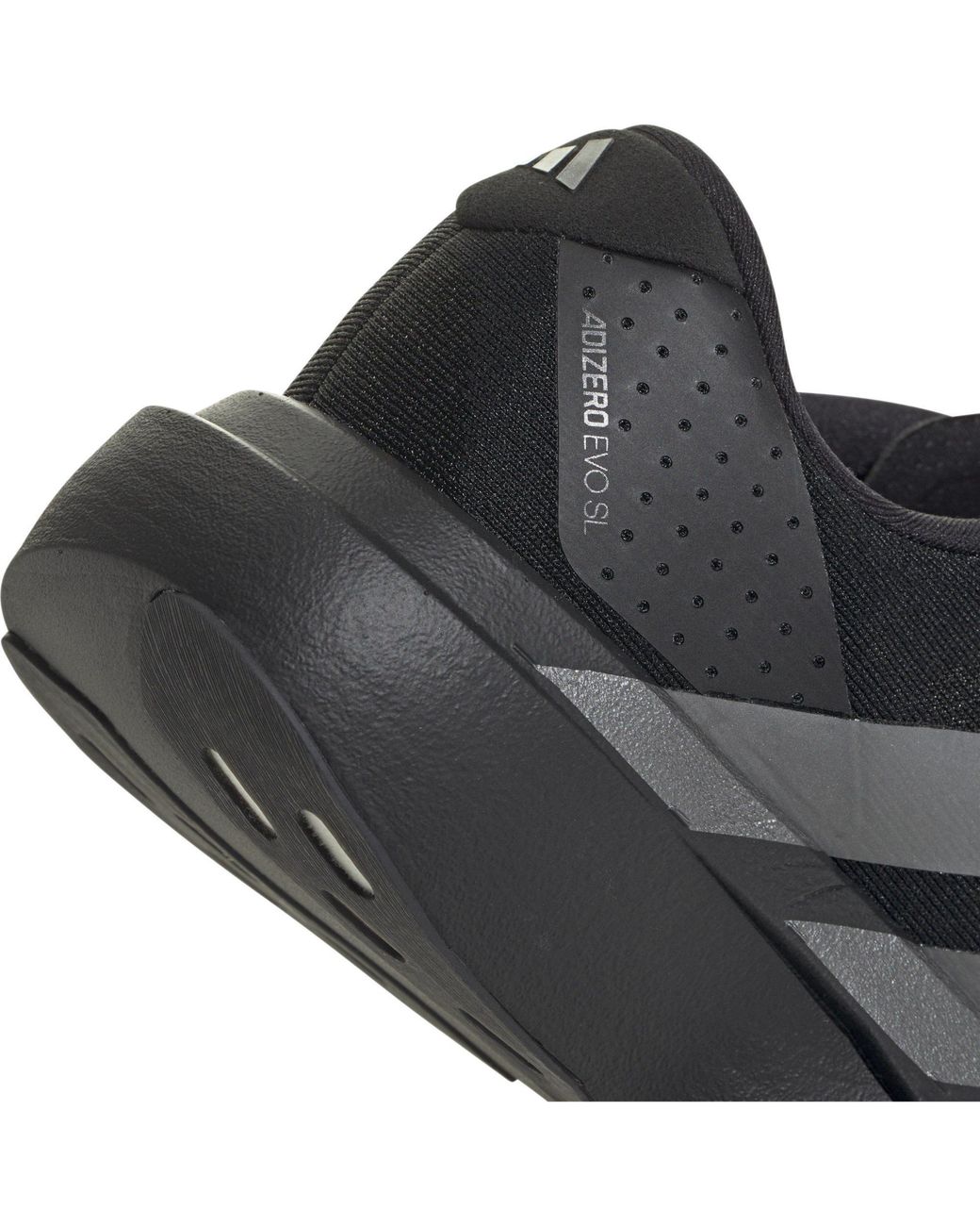 Adidas Black Lightweight Breathable Running Shoes