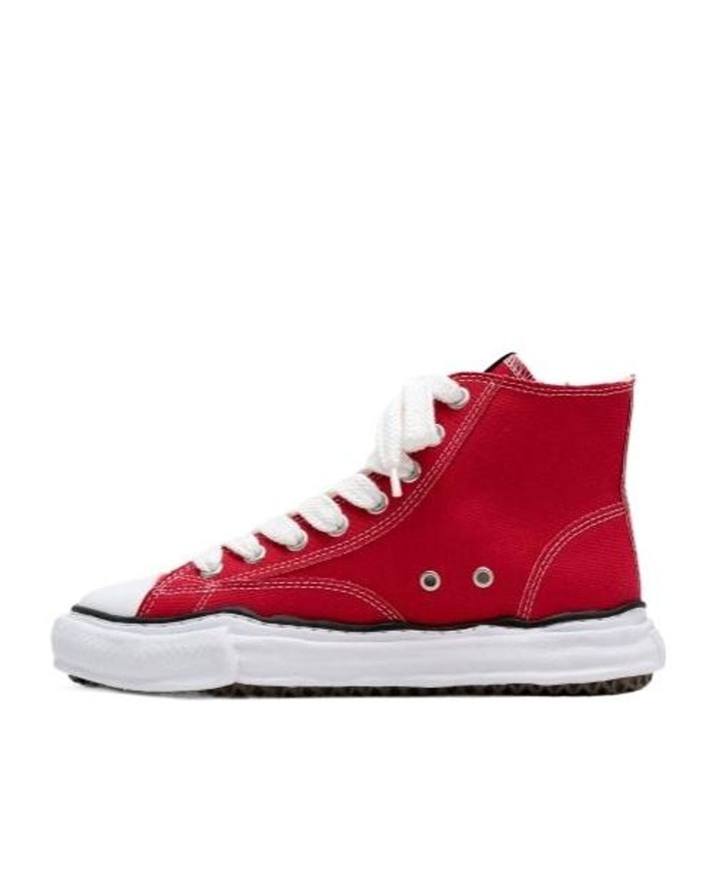 Maison Mihara Yasuhiro Red Peterson High-Top Sneakers for men