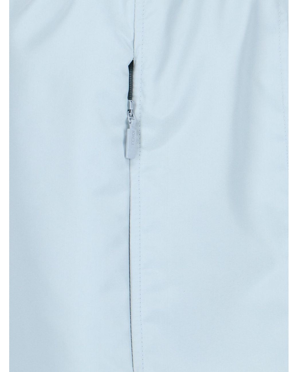 Fendi Blue Adjustable Drawstring Shorts For
