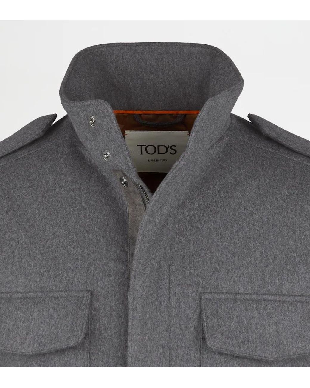 Tod's Gray Field Jacket for men