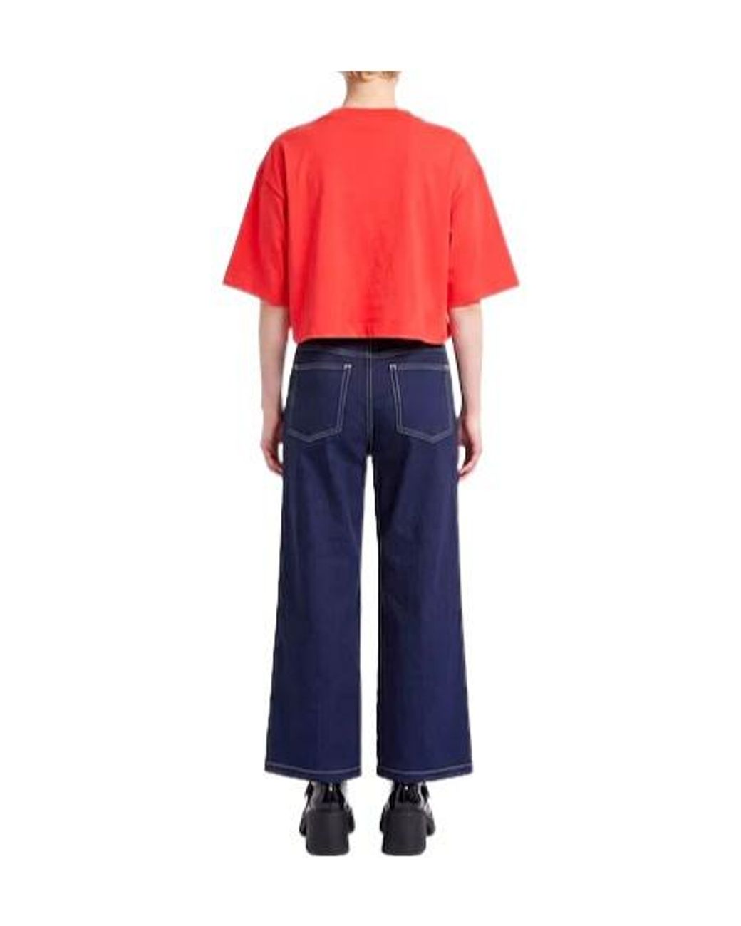 Marni Red Printed Shortsleeve Tshirt