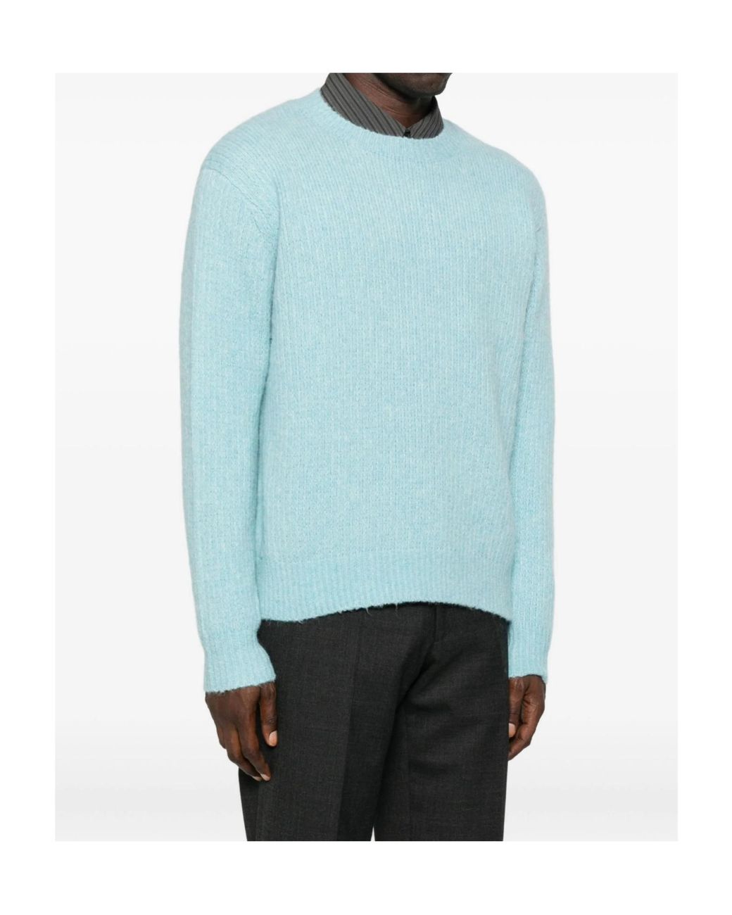 sunflower Blue Crew Neck Sweater for men