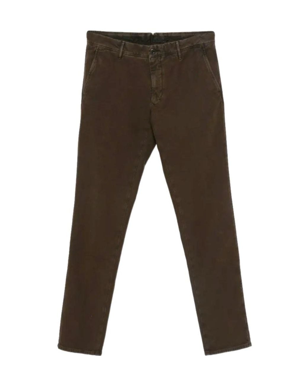 Incotex Brown Casual Trousers With Belt Loops for men