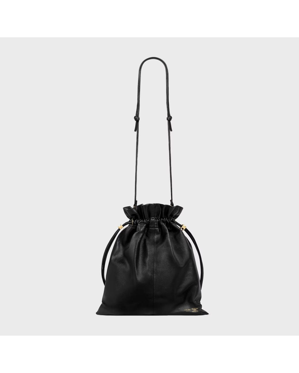 Céline Black Small Crystal Pouch