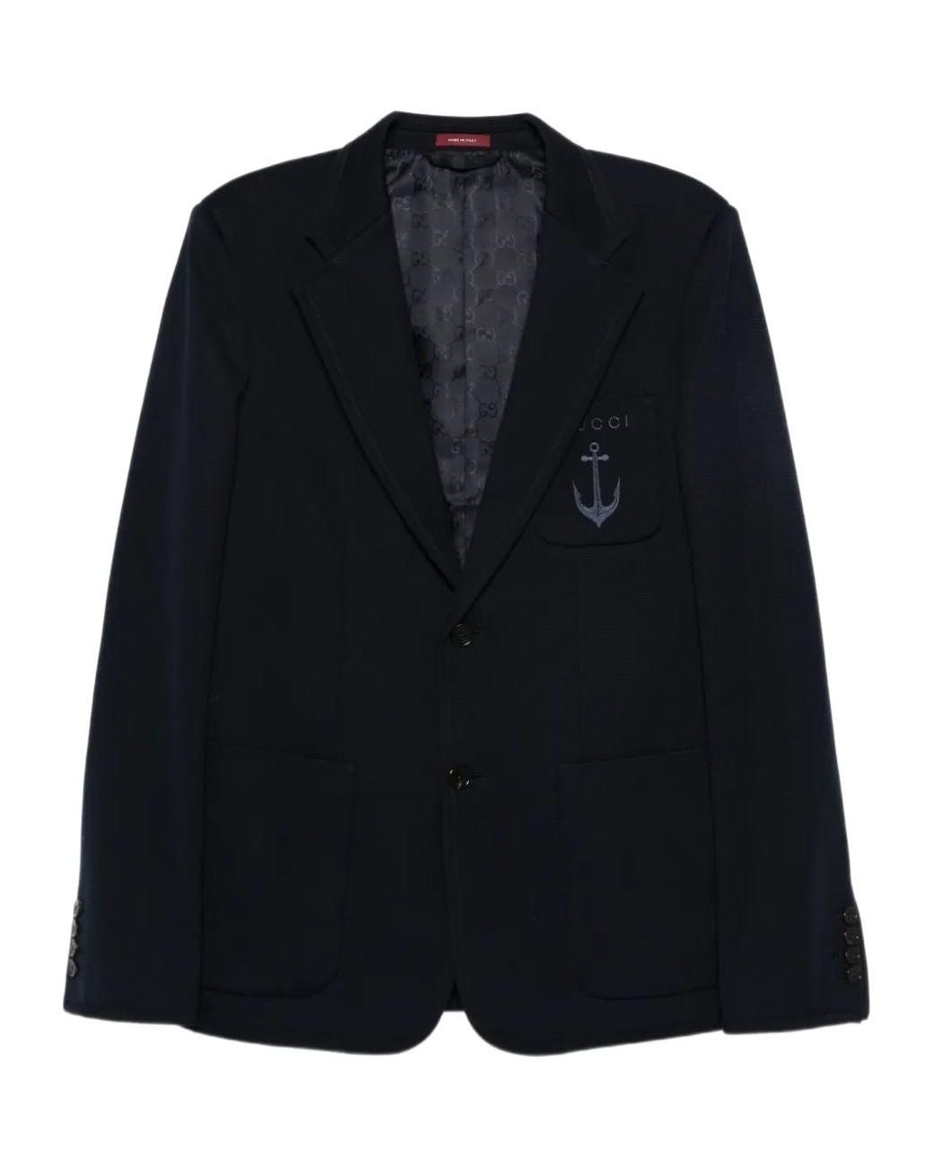 Gucci Blue 'Marcello' Jacket for men