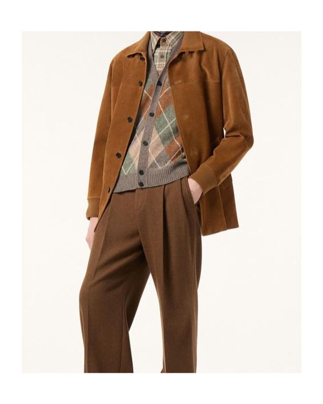 Loro Piana Brown Maremma Jacket for men