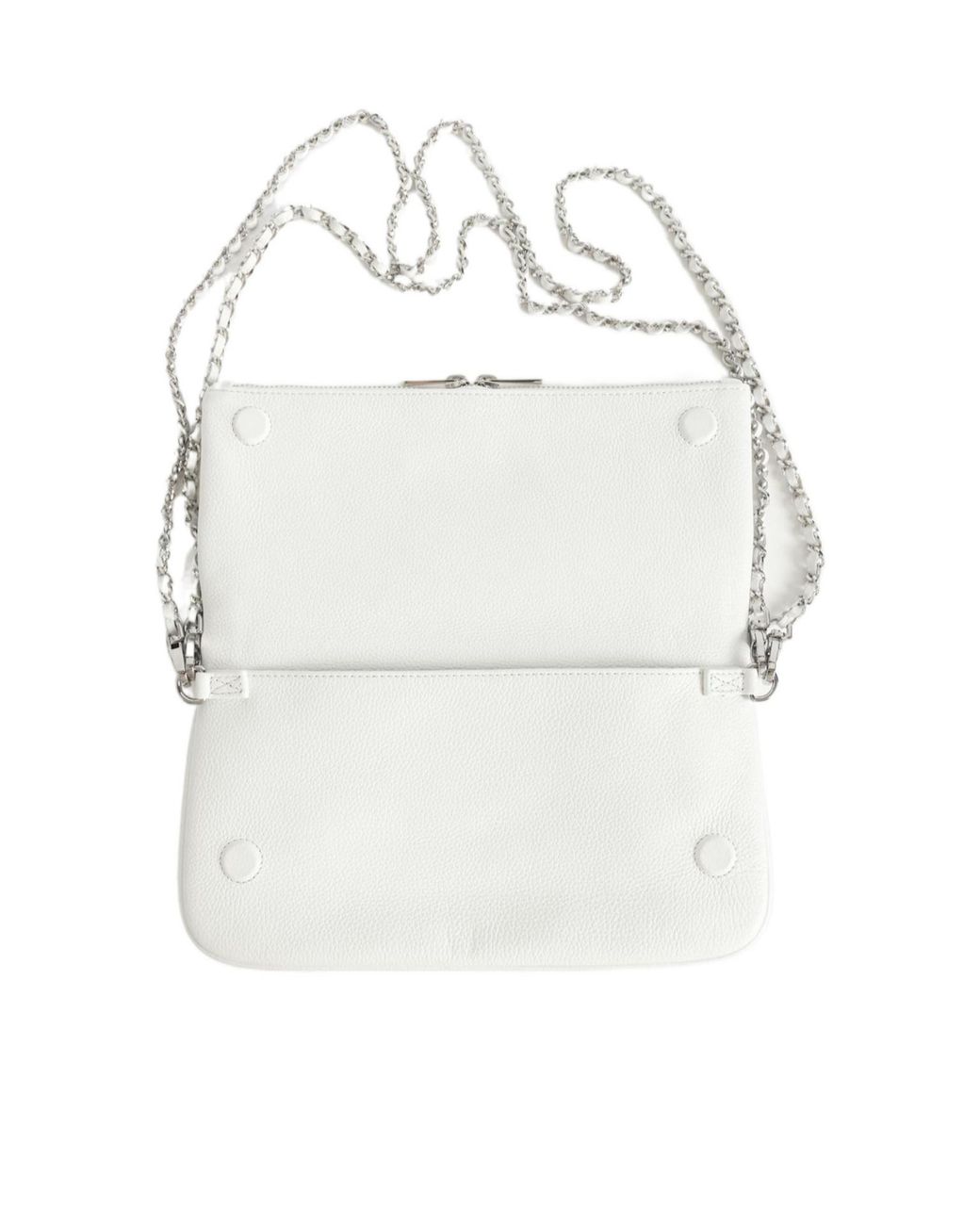 Zadig & Voltaire White Rock Chain Shoulder Bag