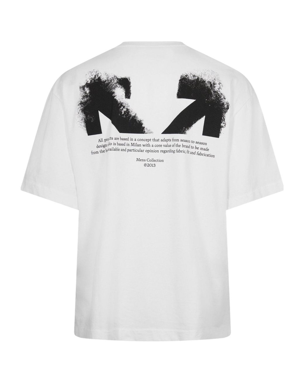 Off-White c/o Virgil Abloh White Logo Short-Sleeved T-Shirt for men