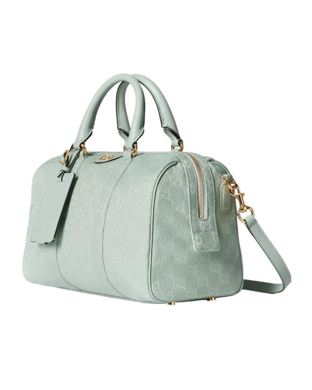 Gucci Green Ophidia Medium Boston Bag