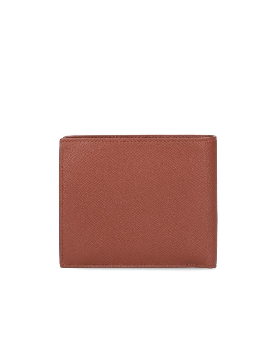 Ferragamo Red Ferragamo Gancini Plaque Bi-Fold Wallet for men